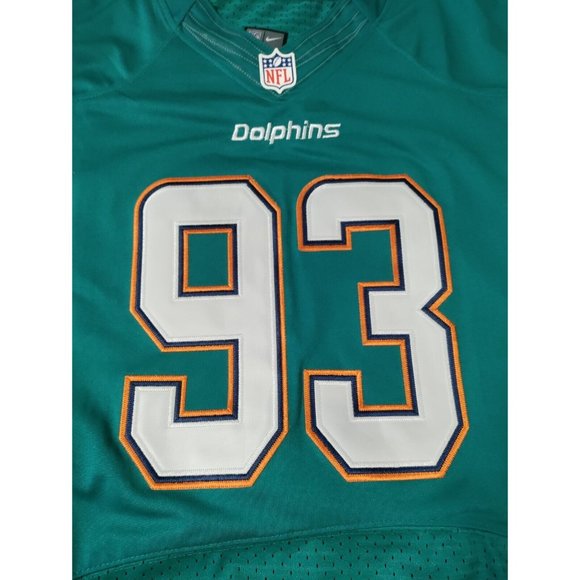 Ndamukong Suh Miami Dolphins Jersey Size 44 Nike On Field #93 - Picture 7 of 12